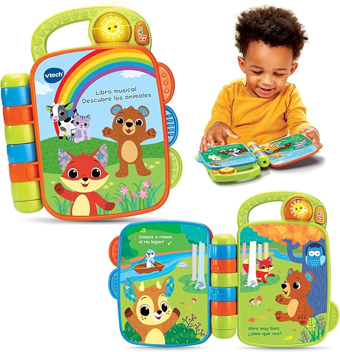 VTech Music book Discover the animals, color by Spanish (80-567822)