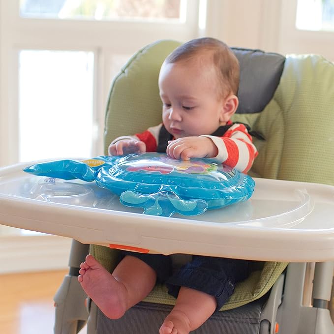 Infantino Jumbo Pat & Play Water Mat, Sea-Themed Mess-Free Water Play for Babies, Supports Motor Skills Development, Multicolor, 3M+