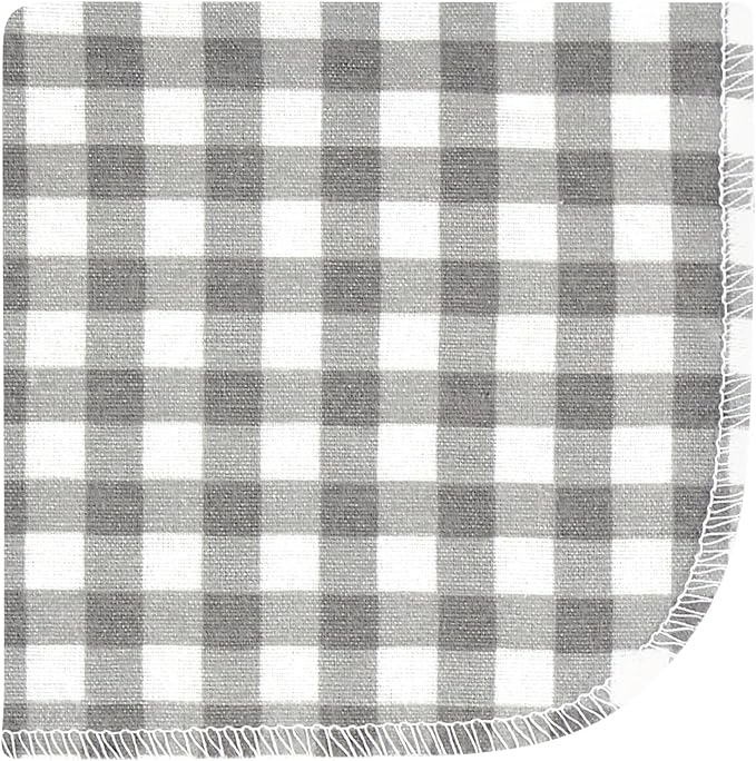 Hudson Baby Unisex Baby Flannel Washcloths, Farm Friends Cream 12Pk, One Size