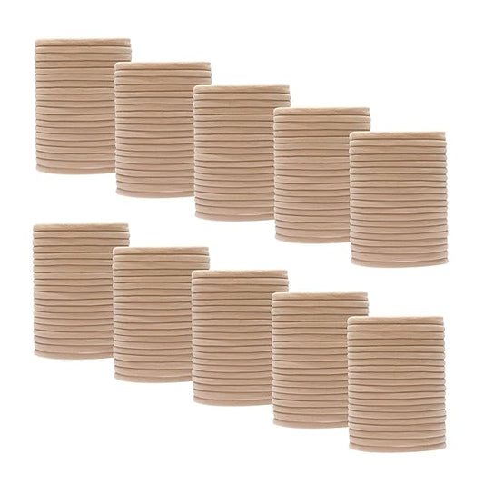 inSowni 200 Pack Bulk Wholesale Super Soft Stretchy DIY Nylon Headbands Hair Bands for Baby Girls One Size Fits All (Khaki)