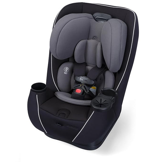 Maxi-Cosi Pria Max+ All-in-One Baby Convertible Car Seat, Rear Facing, Forward Facing Infant Toddler Booster, Easy Latch Install, Magnetic Buckle, Adjustable Harness, Cup Holders, Sea Shadow
