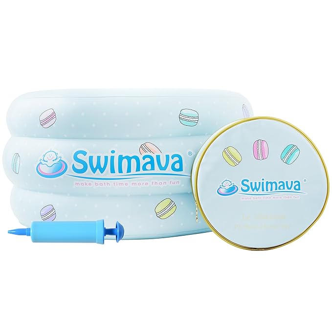 Swimava [Japan genuine product 60 Days Warranty] suima-ba Fluffy Baby Bath makaronbasu 0 – 24 Months Green Premium