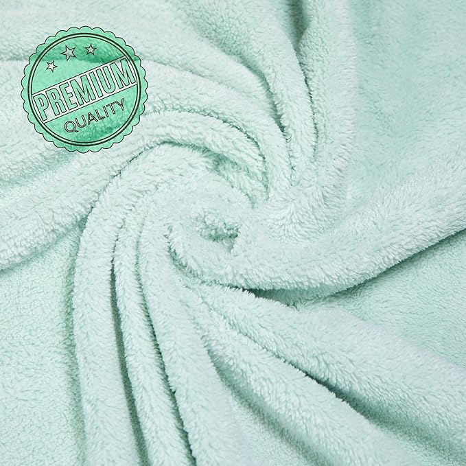 Ioly's Hooded Baby Bath Towels for Newborn Essentials 41" x 41" (Large) Kid Towel with Hood for Toddler Babies Infant Baby Towels with Hood Cosas para Bebes recien nacidos Baby Bath Items (Green)