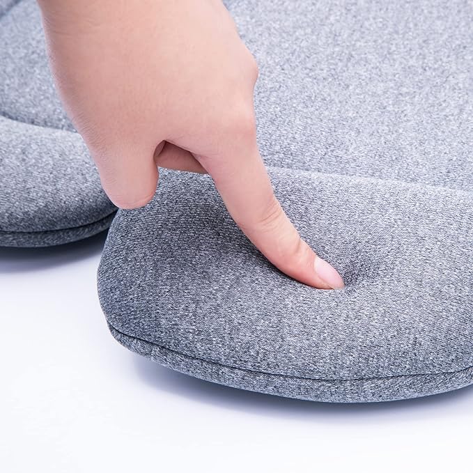 Innokids Infant to Toddler Head and Body Support Pillow, Infant Car Seat Insert Cushion Pad, Headrest with Adjustable Height, Perfect for Baby Car Seats, Strollers, Carriers (Gray)