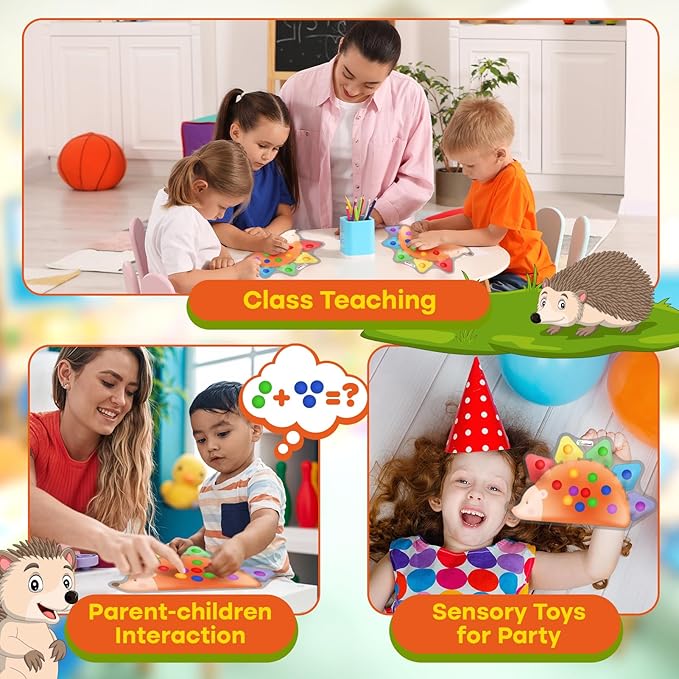 ZaxiDeel Color Sorting Sensory Toys for Kids : Roadtrip Travel Essenstial for Toddler, Color Matching Preschool Activities Educational Calm Down Montessori Toys for Boy Girl Gifts Ages 3+