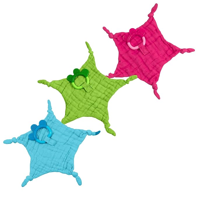 I Play, Dream Window Blankie Teether Fuch