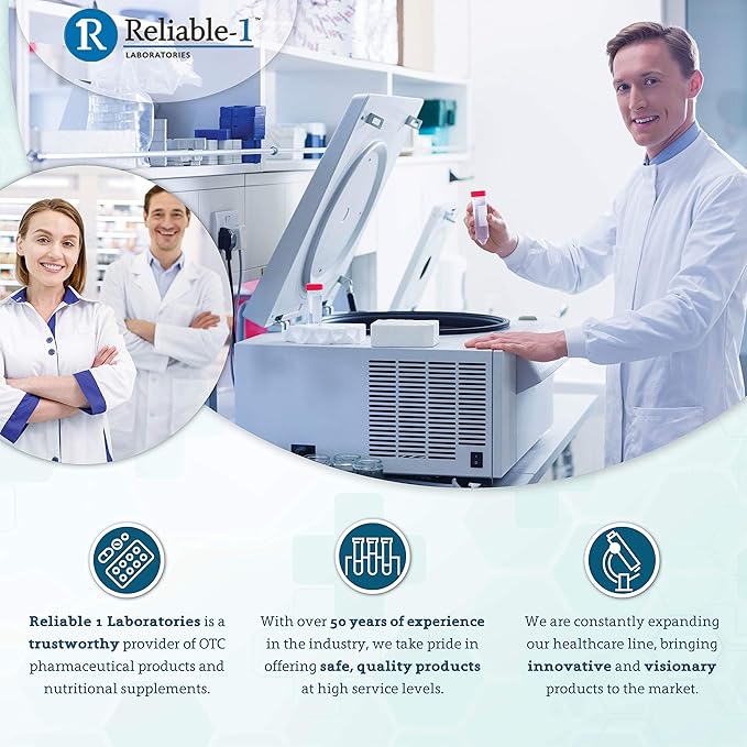 Reliable-1 Laboratories Infants Gas Relief Drops Stomach Relief Gas Drops for Babies, Infants and Toddlers | Simethicone Baby Gas Relief | Safe for Newborns, Dye Free Formula | 1 Fl Oz