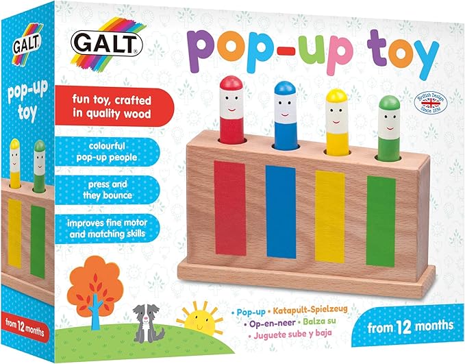 Galt Pop Up Toy, Multicolor