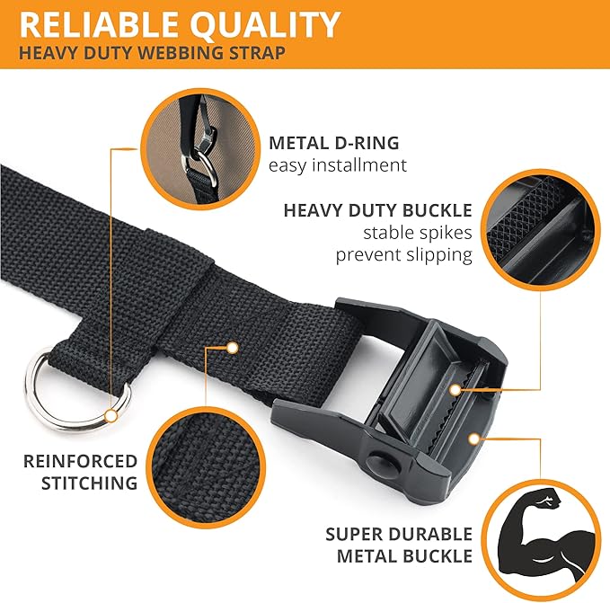 V VOLKGO Car Seat Travel Belt - Easy and Secure Carrier for Airport - Car Seat Belt Strap for Suitcase, Transform Your Baby Chair and Carry-on Luggage into a Dolly Airport Stroller.