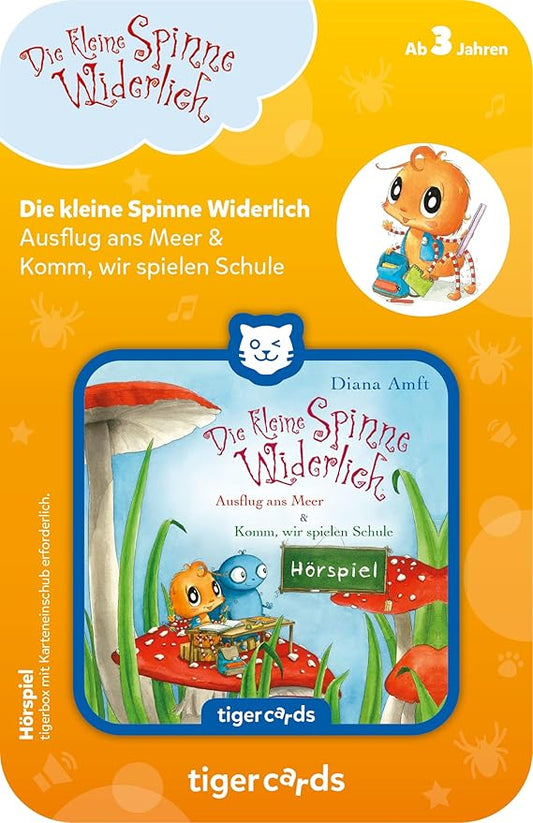 tigermedia tigercard Die Kleine Spinne Widerlich Meer Schule Children's Stories Excursion Car Trips tigerbox Audio Box Boombox Radio Play Audio Book Music