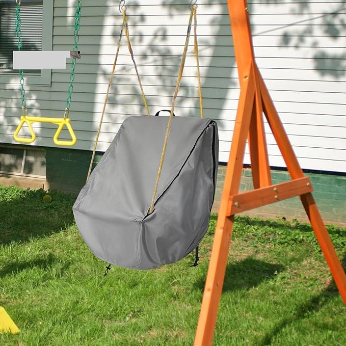 okcool Outdoor Toddler Swing Seat Cover for Little Tikes Baby Swing Seat,Outdoor Baby Swing Cover,A Wide Selection of Cute Colors and Patterns,Gray