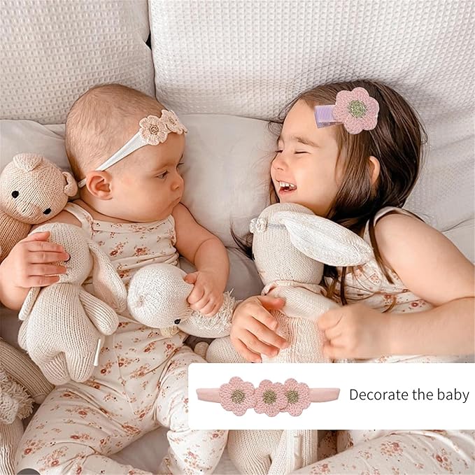 White Hair Clip Headband Hairpin Hawaiian Flower Hairpin Barrette Hair Accessories for baby Girls.(FJ89) (Type C)