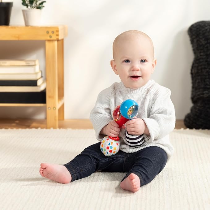 Baby Einstein Shake & Groove Toy Maracas Instrument Toy, for Ages 3+ Months and Up