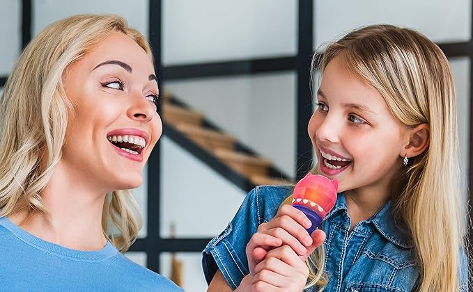 DreamWorks Gabby's Dollhouse Toy Microphone for Kids, Musical Toy for Girls with Built-in Music