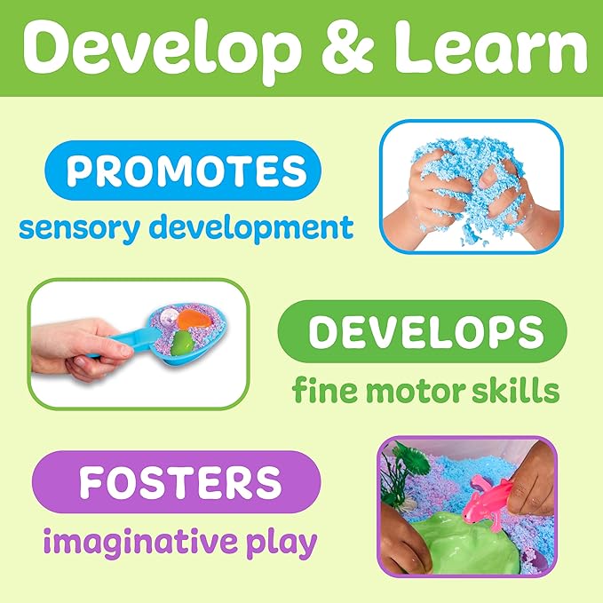 Creativity for Kids Sensory Bin: Axolotl | Hands-On Play with Wiggly Foam, Axolotl Figures & Tools | Encourages Fine Motor Skills, Creativity & Calm Play (Ages 3+)