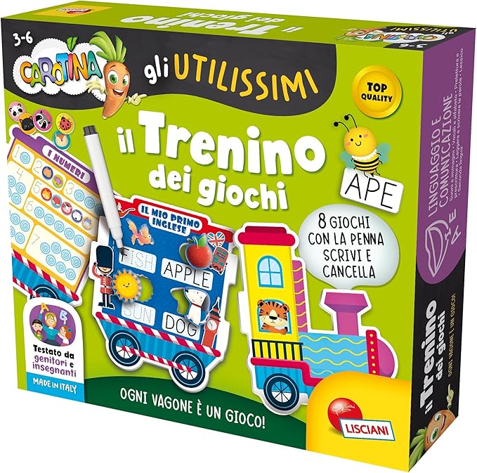 Lisciani Games - Carrot The Very Useful Train Games