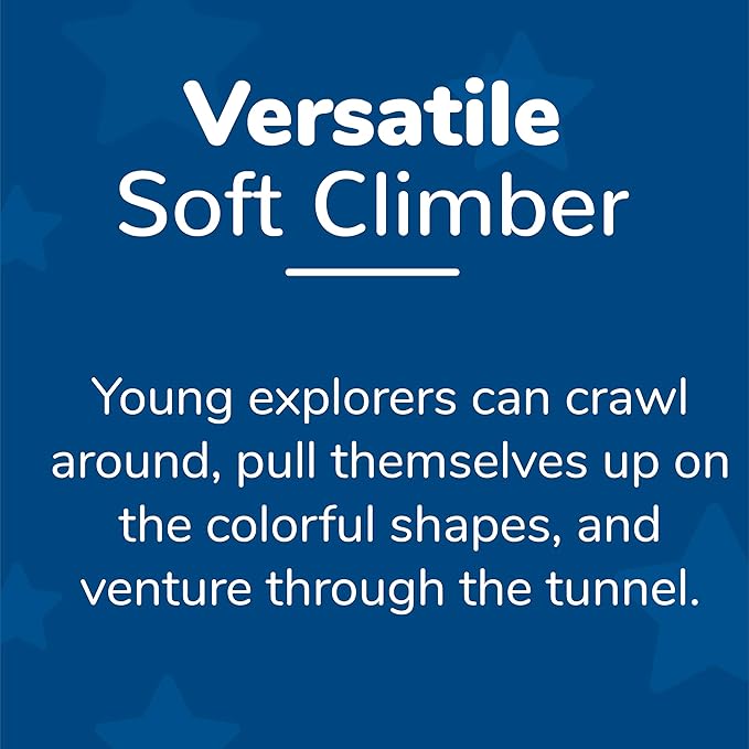 Children's Factory Baby Crawling Tunnel, Foam Climbing Blocks for Toddlers, Soft Homeschool Jungle Gym
