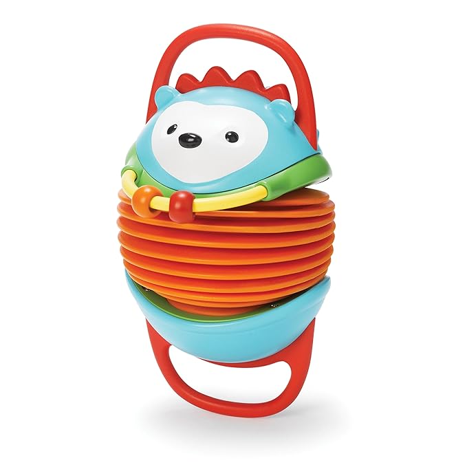 Skip Hop 3-in-1 Baby Activity Push Walker to Toddler Scooter, Zoo Unicorn & Accordian Baby Toy, Explore & More, Hedgehog