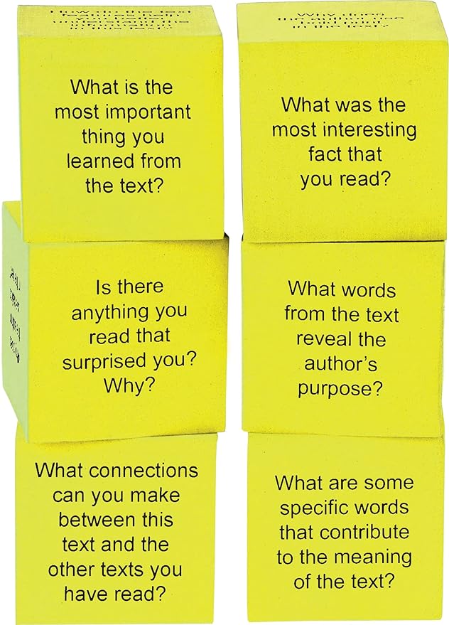 Teacher Created Resources Foam Nonfiction Comprehension Cubes (TCR20703)