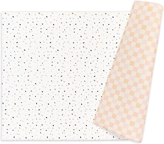 Reversible Play Mat 82” x 55” - for Infants, Babies, Toddlers, Kids | Waterproof, Durable, Non-Toxic, Easy-to-Clean | Thick & Large Soft Foam Floor Mat for Gym, Nursery, Playroom