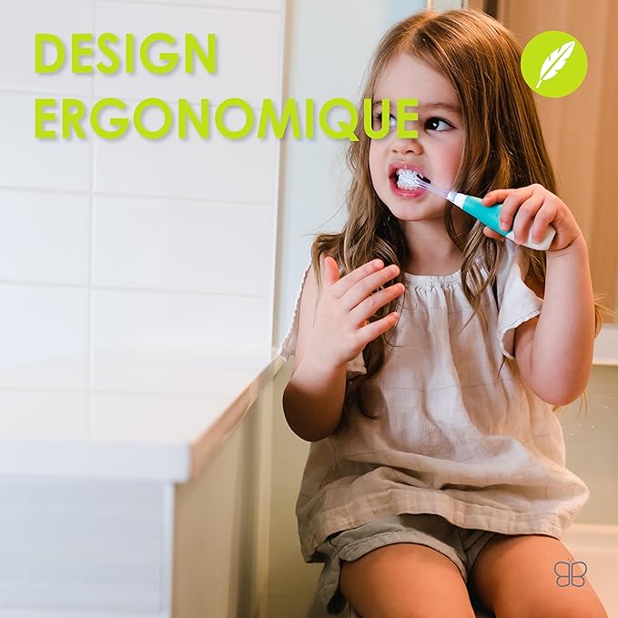 bblüv - Sönik - 3 Stage Sonic Toothbrush for Babies, Infants, Toddlers, and Children - Electric Toothbrush - LED Light, Two Minute Timer