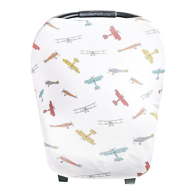 Copper Pearl Multi-Use Cover: Car Seat Covers, Nursing Cover, and Stroller Cover for Sun - Stretchy Fabric, All-Season Use, Stylish Designs, Easy Access for Moms - Ace