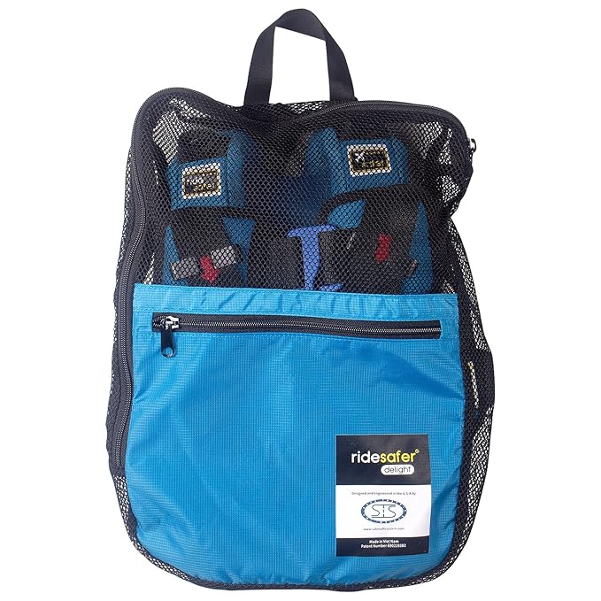 RideSafer Gen 5 - Extra Small (XS) Blue, Lightweight, Compact, Portable Car Seat, 2+ Years; 26.5–40 lb - Perfect for Travel and Everyday Child Safety