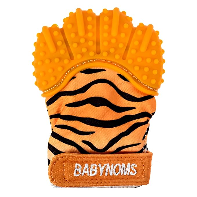 ® Teething Mitten | Orange Tiger Teething Paw