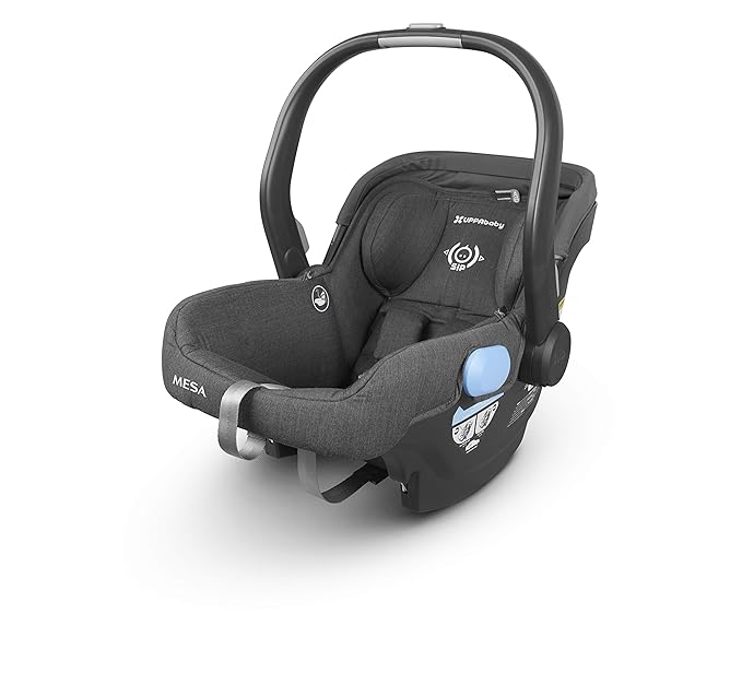 MESA Infant Car Seat - JORDAN (charcoal mélange|merino wool) + MESA Base, 1 Count (Pack of 1)