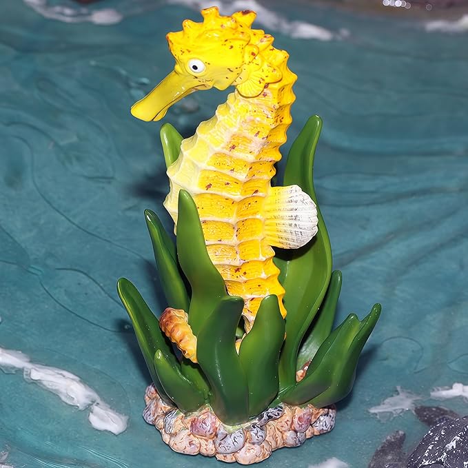 Gemini&Genius Sea Horse Toys for Kids, Marine Animal Seahorse Action Figure, Sea Horse Figurine Toy, Sea Life Figure Educational Gifts, Displays Play Toys, Collection Toys for Kids Animal Lovers