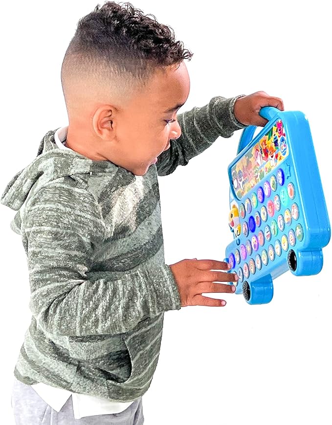 Pinkfong Baby Shark ABC Alphabet Bus & Sing-Alongs 10-Button Sound Book Bundle | Baby Shark Toys & Books | Interactive Learning Toys for Toddlers 1–3 | Educational Gifts for Boys & Girls
