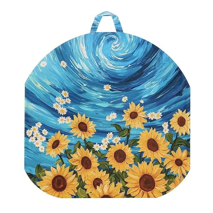 Newborn Lounger Cover, Sunflower Daisy Print Waterproof Infant Lounger Pillow Cover Soft Baby Lounger Slipcover Washable Infant Lounger Pillow Cover for Most Babies