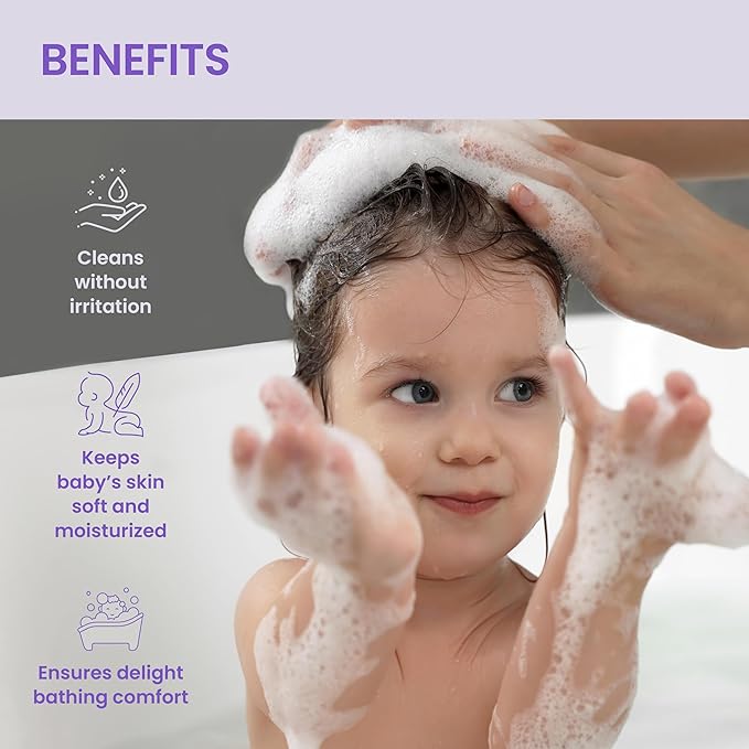 Himalaya Gentle Baby Bath, Gentle, Non-Irritating Cleanser for Nourishing Your Baby’s Skin, 6.76 oz