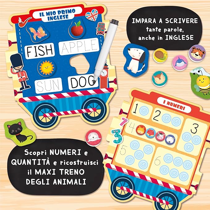 Lisciani Games - Carrot The Very Useful Train Games