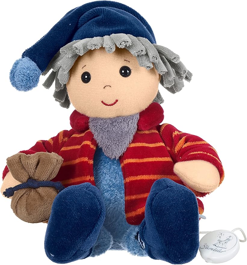 Sterntaler Musical Toy, Snuggle-Sandman, Interchangeable Music Box, Size: M, Multicoloured