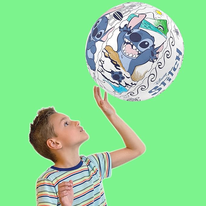 Ollyball, Disney Stitch, the ultimate indoor play ball for kids and parents, colorable ball, suitable for indoor and outdoor play