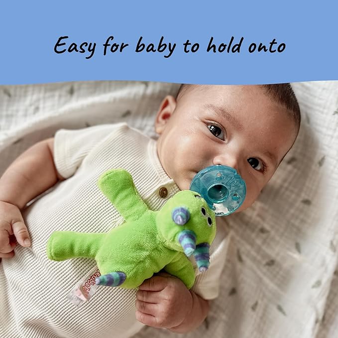 WubbaNub Infant Pacifier - Green Monster