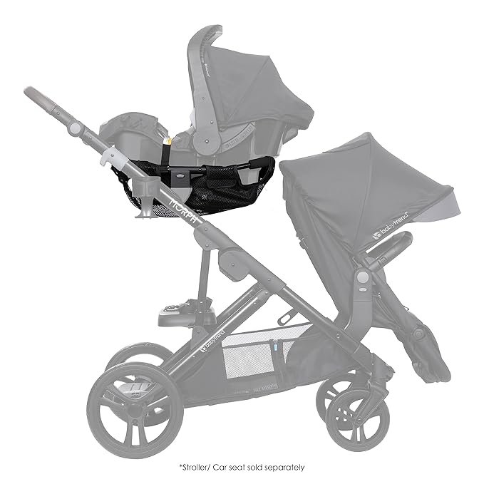 Baby Trend Morph Single to Double Stroller Infant Car Seat Adapter