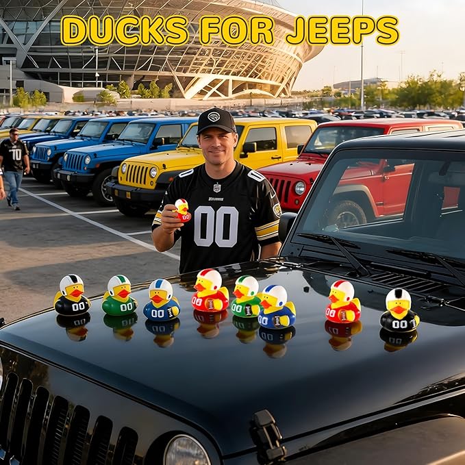 SCIONE Baseball Rubber Ducks - 28 Pack Mini Yellow Ducks - Sports Themed Party Favors, Team Gifts for Players, End of Season Goodie Bag Fillers, Carnival Prizes and Bath Toys