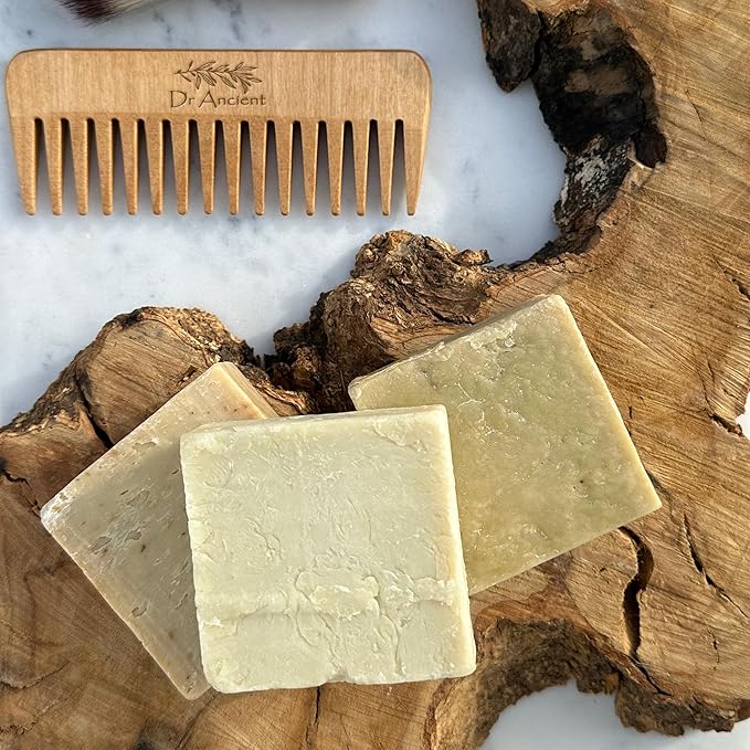 Dr.Ancient Donkey Milk Soap + Goat Milk Soap Organic Natural Traditional Handmade Antique - Absolutely No Chemicals!