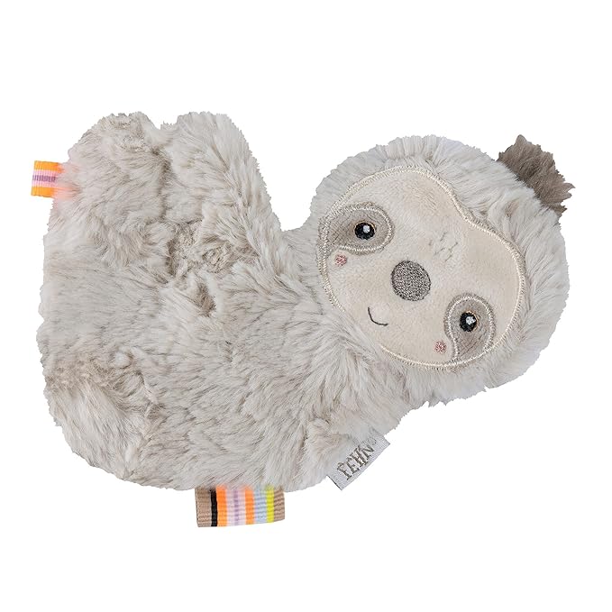 Fehn Crackling Sloth - Activity container for gripping, listening, playing and making sounds - Promotes baby's senses and motor skills - Ideal companion for babies and toddlers from onwards