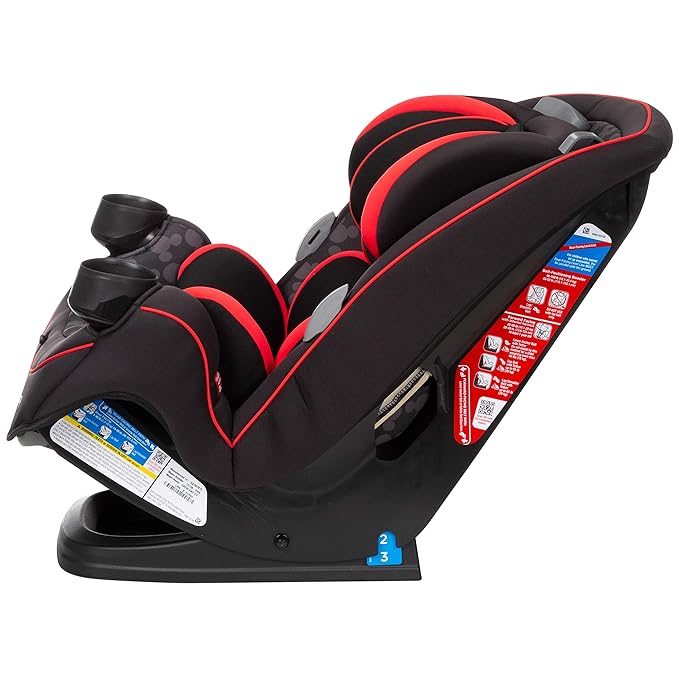 Disney Grow and Go Convertible Car Seat, Rear Facing 5-40 pounds, Forward Facing 30-65 pounds, Booster 40-100 lbs, Convert from Infant to Toddler, Simply Mickey