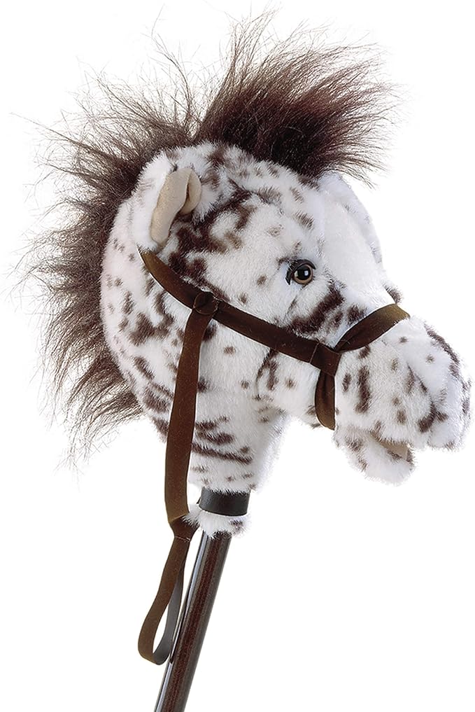Mary Meyer Hobby Horse Toy Easy Ride 'Um Stick Horses with Galloping and Neighing Sounds, 33-Inches Tall, Appaloosa