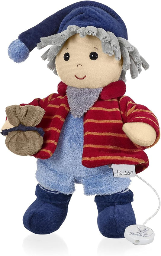 Sterntaler Musical Toy, Snuggle-Sandman, Interchangeable Music Box, Size: M, Multicoloured