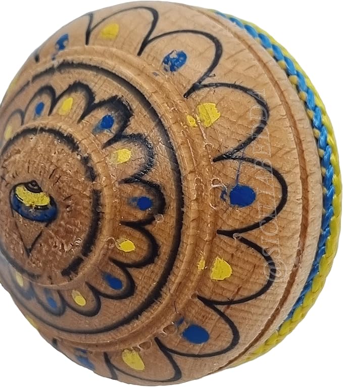 sicilia bedda - Sicilian spinning top in assorted colours in wood - Fantastic game for young and old - 8 cm - 100% Sicilian product (decorated)