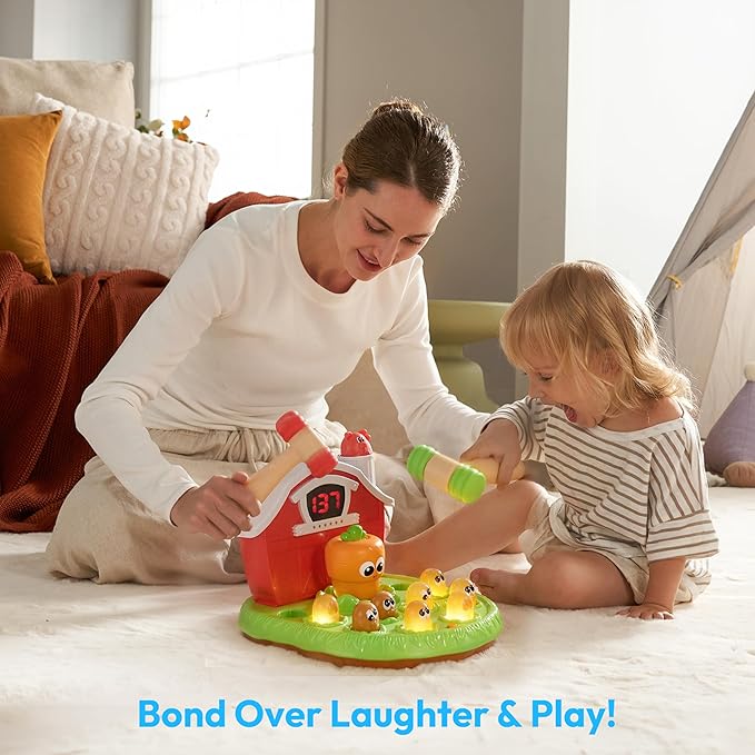 lalalark Game for Toddlers Age 2 3 4 5, Light & Sound, 4 Modes, 40 Levels, Baby Toy Gifts for Early Learning, Birthday Gift for Toddler Boy Girl Toys