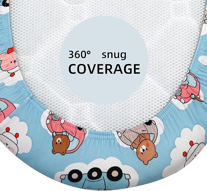 Ultra-Soft 2-Pack Stretchy Bassinet Sheets - Universal Fit for Halo Bassinest, Graco, Chicco & Most Bassinets (Rectangle/Oval/Hourglass) | Safe Snug Fit for Girls & Boys, Unisex Cradle Mattress Covers