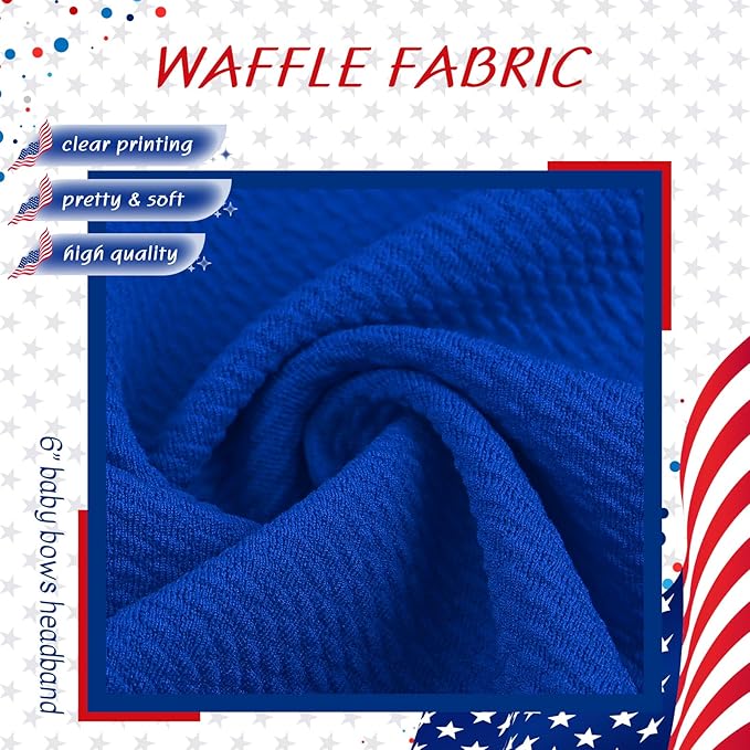 4th of July Bows for Girls Infant Headbands Big Bows for Baby Fourth of July Headband Patriotic Baby Bows 0-6 Months Hair Accessories Flag