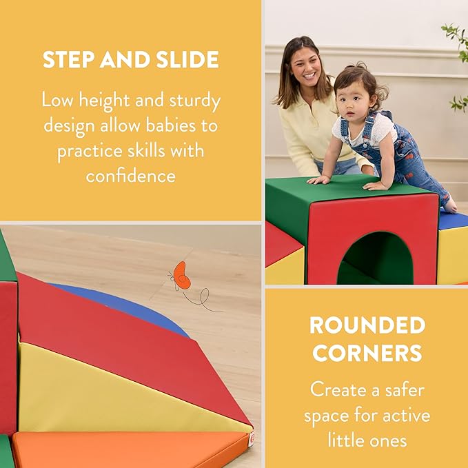 All-Around Step 'n' Slide Tunnel, Indoor Playset, Assorted