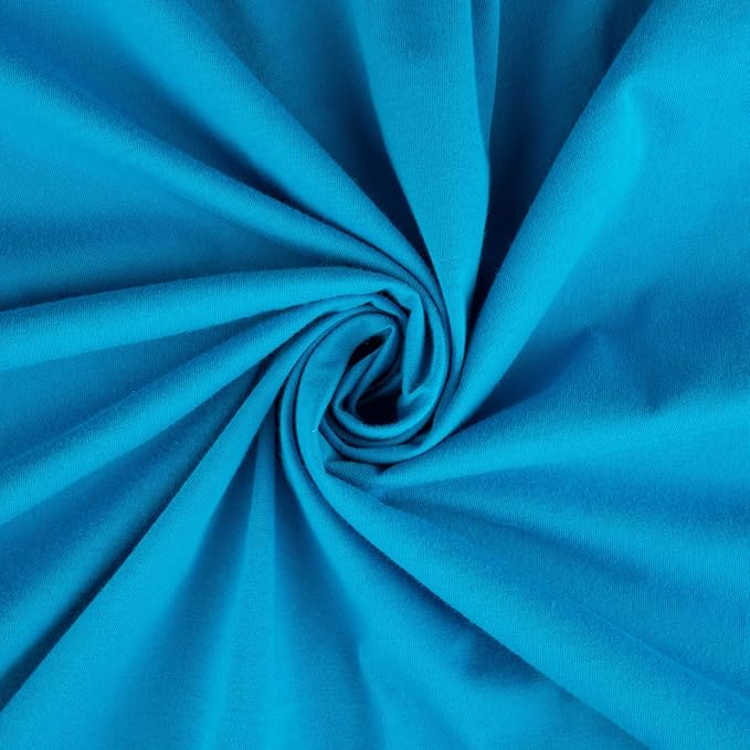 SheetWorld Fitted Baby Bassinet Sheet fits SnuzPod 4 Bedside Crib 16 x 30, 100% Cotton Jersey, Hypoallergenic, Butter Soft, Turquoise, Made in USA